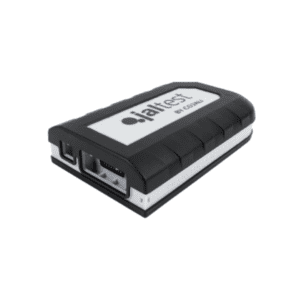 alt="OBD2 GPS Tracker device - side angle"