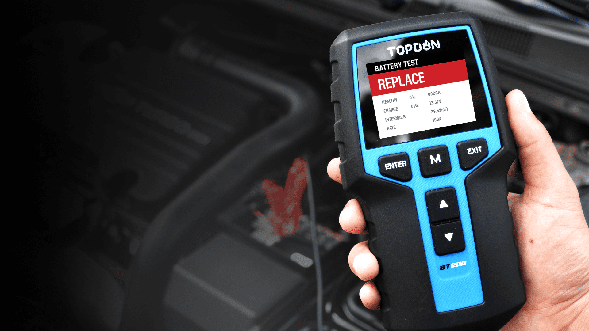 Topdon BT200 car battery tester from AutoMax Tools India – advanced battery testing tool for Indian vehicles